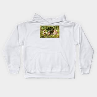 the mouse and Grandpa Acorn Kids Hoodie